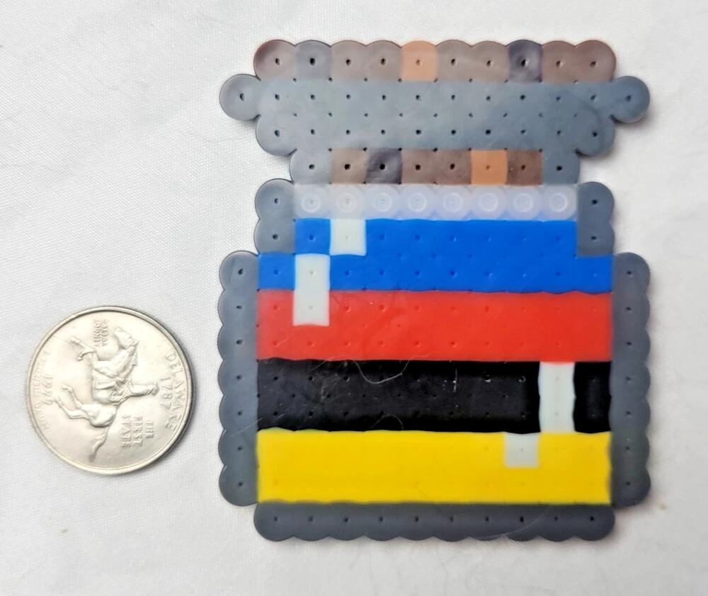Polyamory LGBT Potion Perler Pixel Art